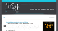 Desktop Screenshot of newtechnologytv.com