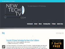 Tablet Screenshot of newtechnologytv.com